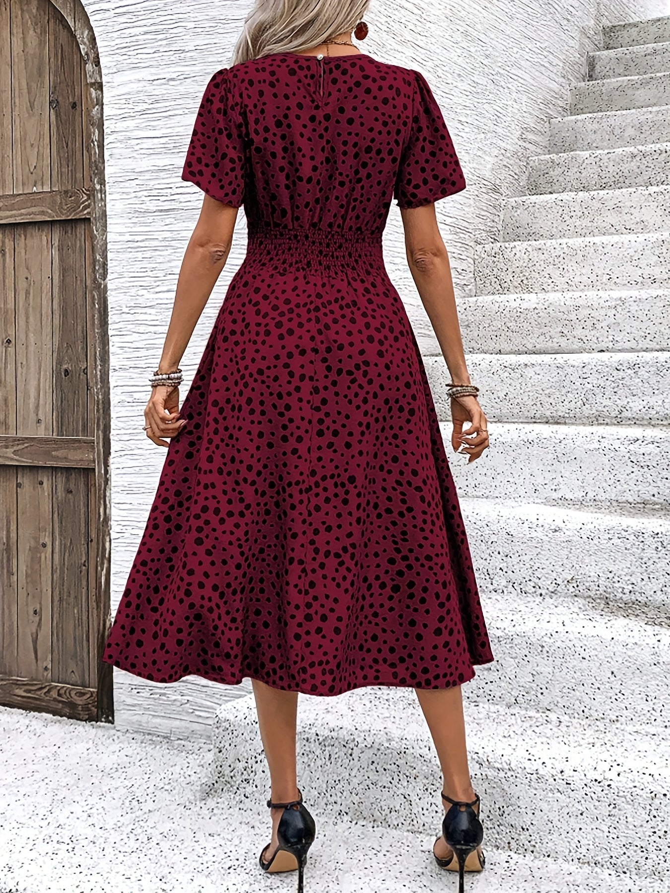 Belinda | Premium Polka Dot Dress
