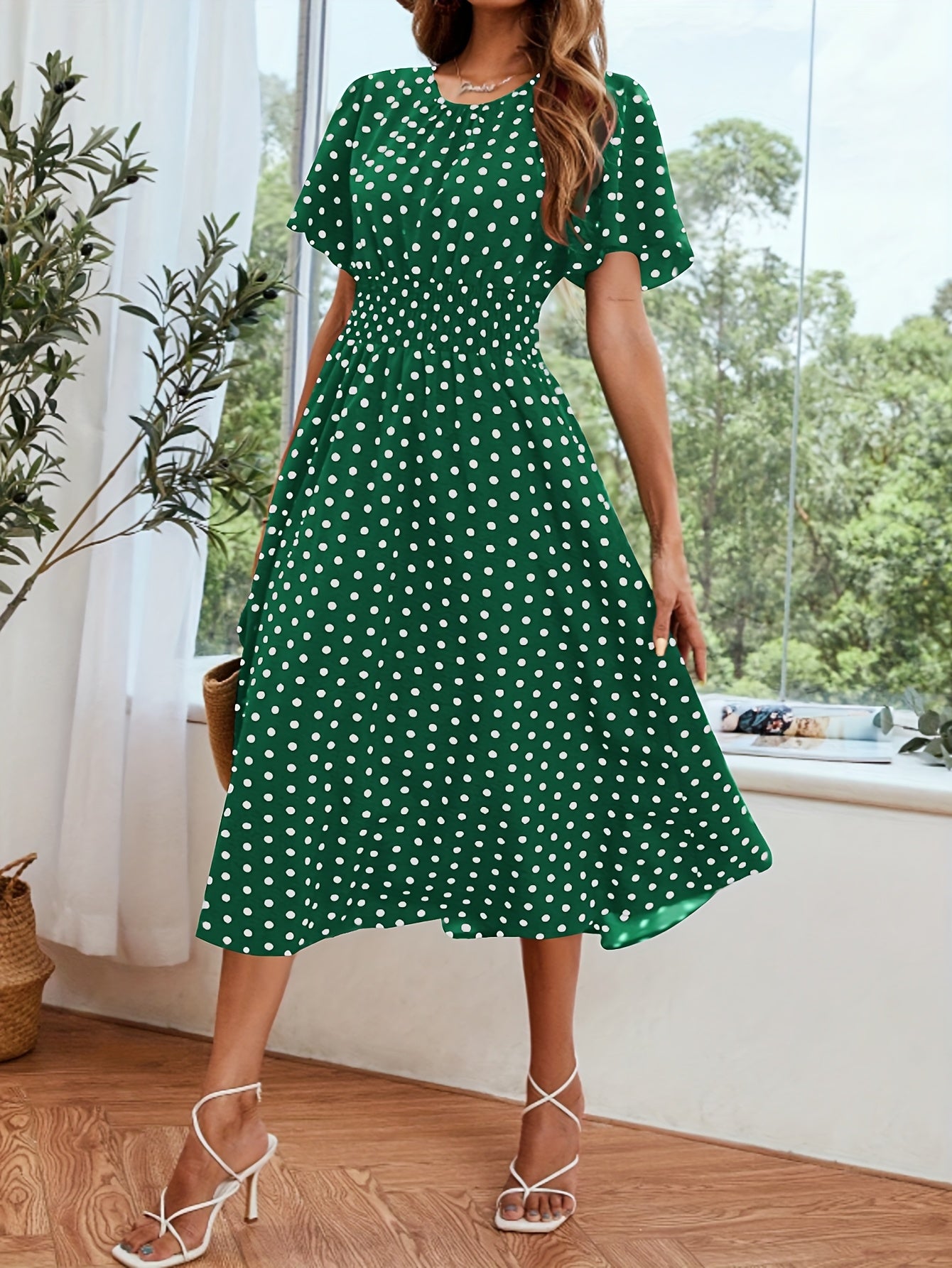 Belinda | Premium Polka Dot Dress