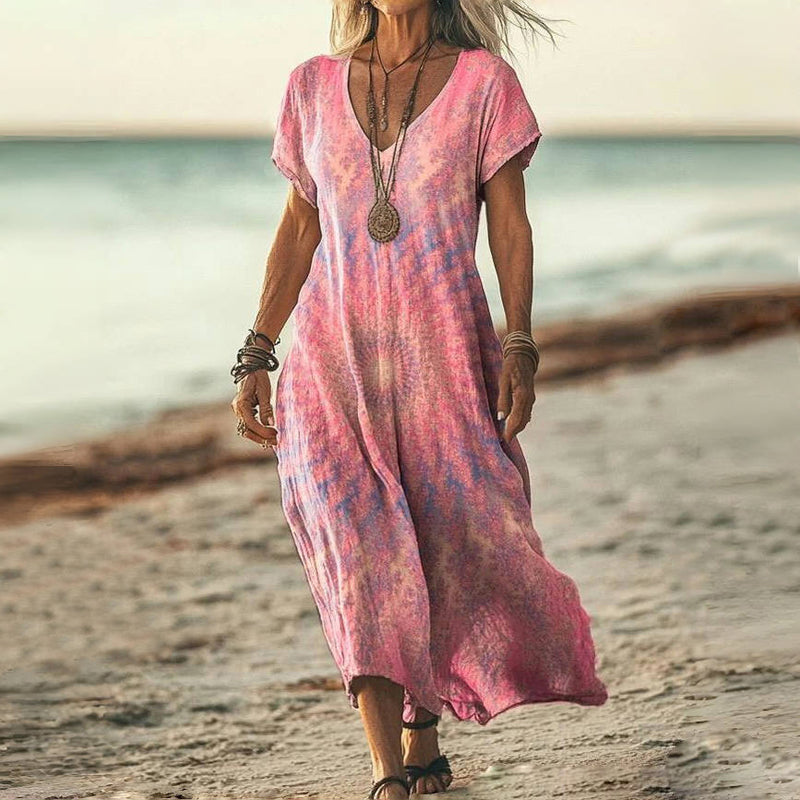 Luna | Retro-Inspired Gradient Dress