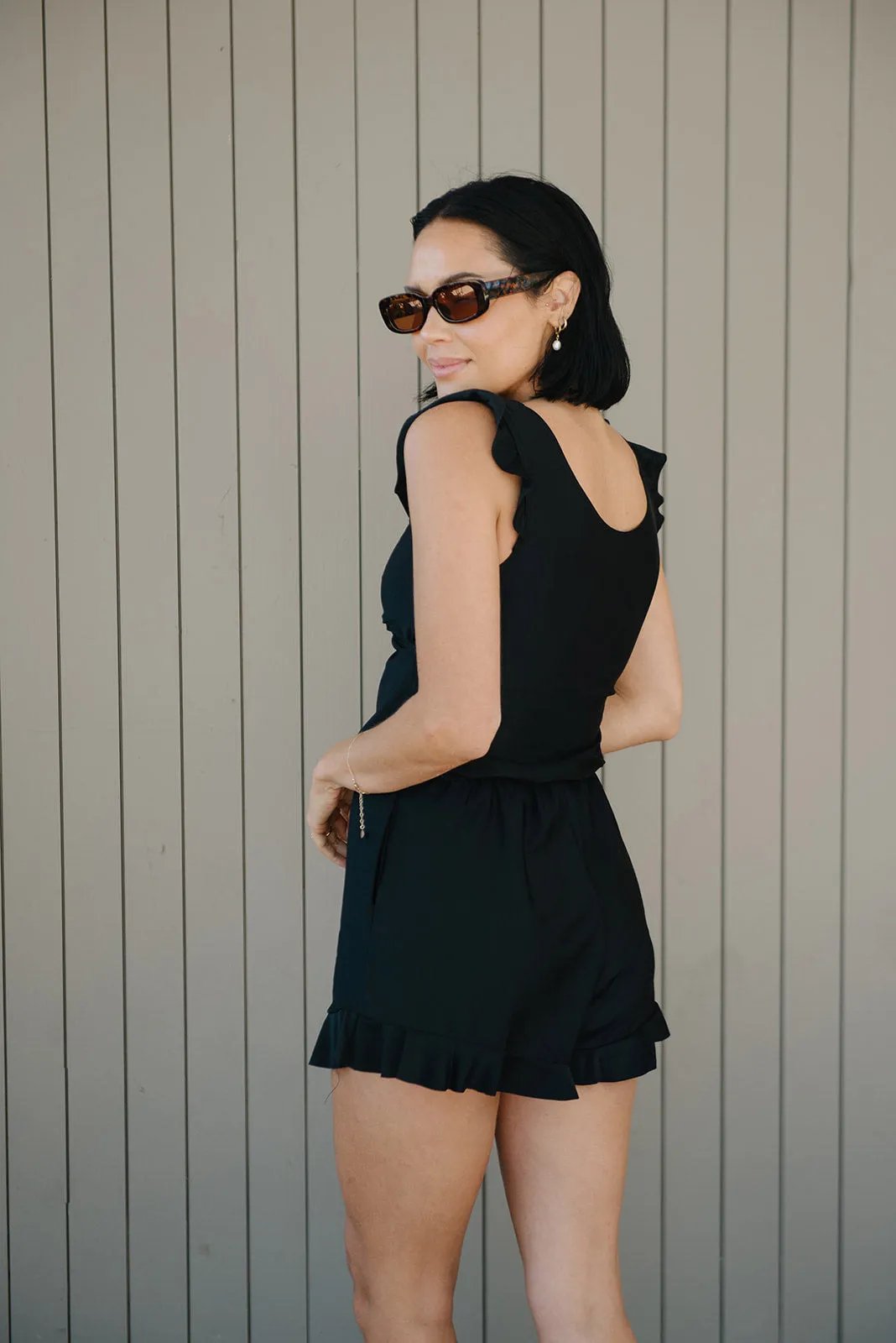 Nicole | Elegant Ruffled Swimsuit with Bust Support