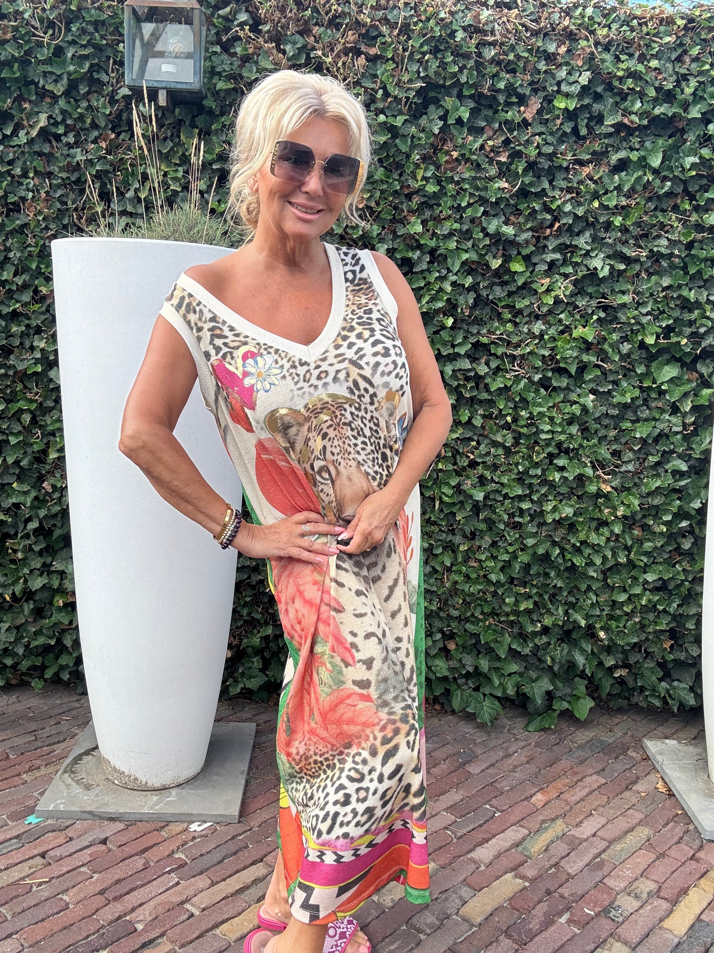 Cassie | Golden Bloom Maxi Dress