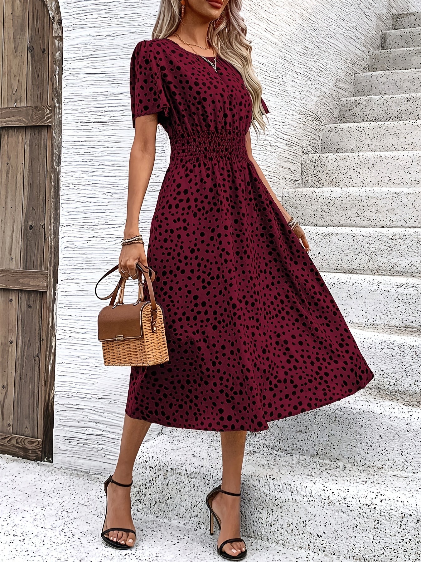 Belinda | Premium Polka Dot Dress