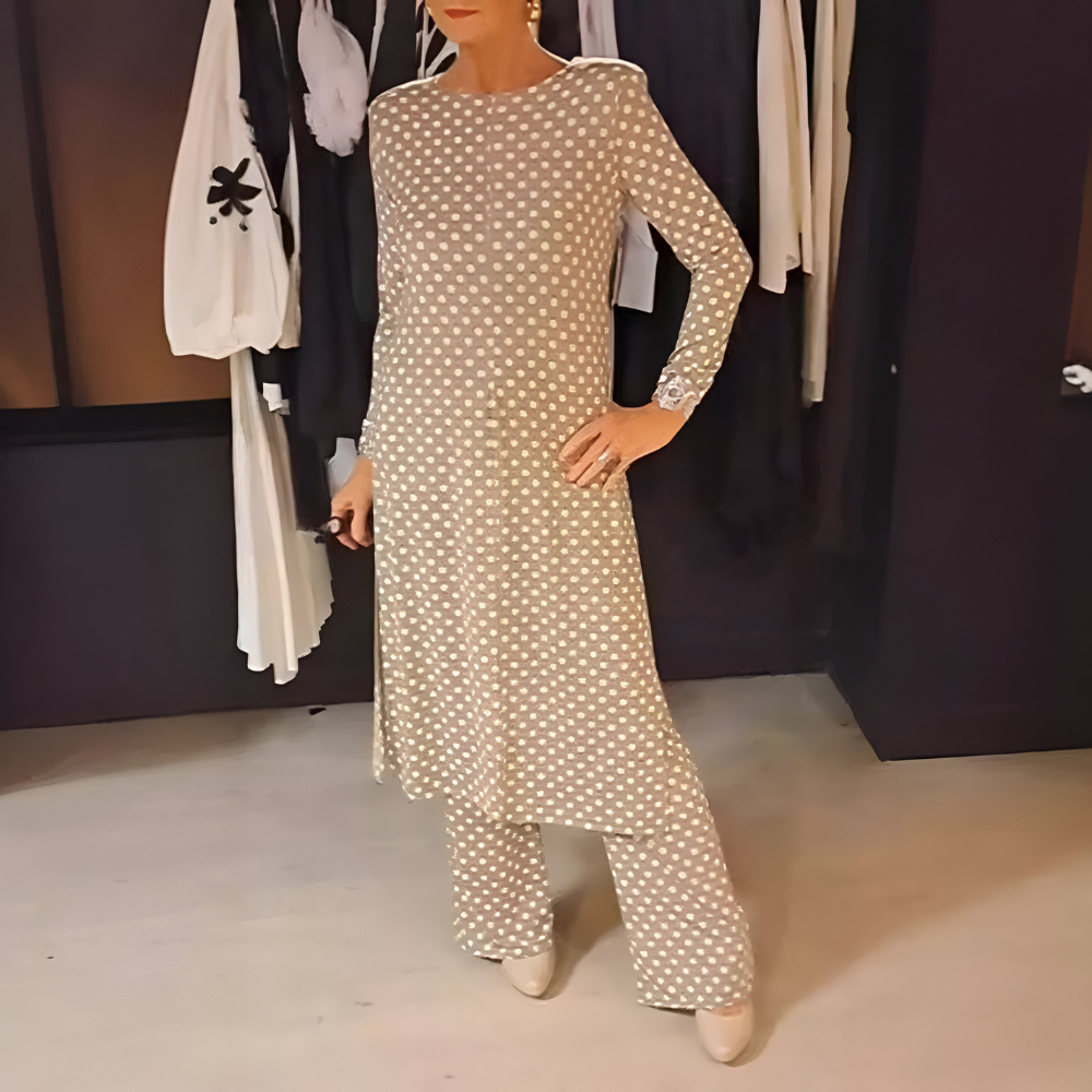 Natilee | Two-Piece Set with Cheerful Dots