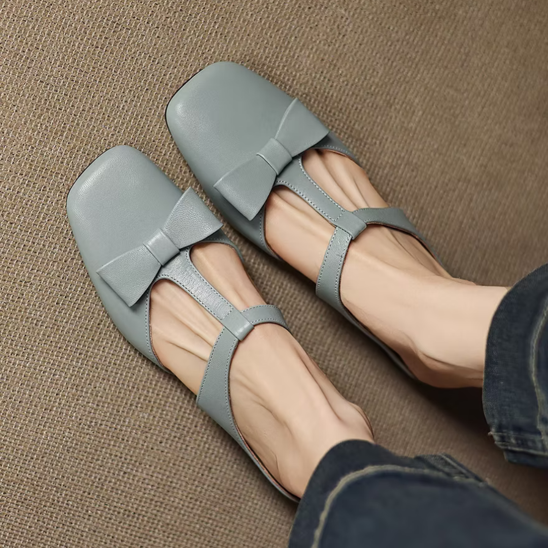 Lina | Square Toe Slippers