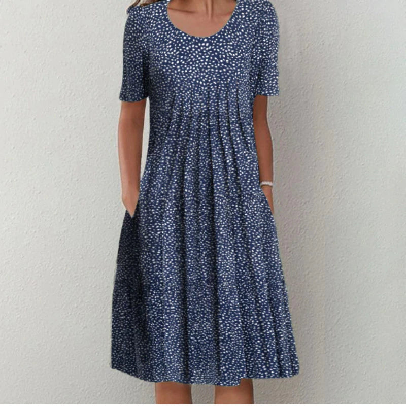 Janet | Stylish and Casual Floral Dress with Pockets