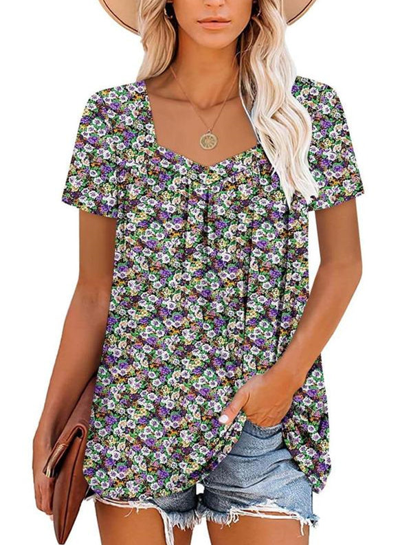 Carly | Casual Floral Top