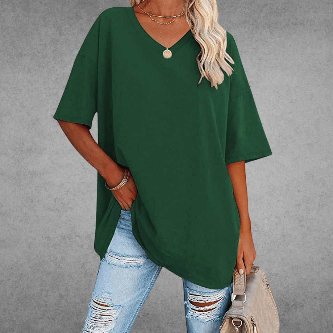 Kristy | Airy Comfortable V-neck T-shirt