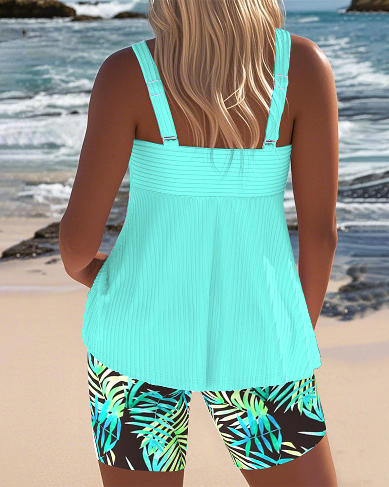 Catherine | Colorful Tankini Set
