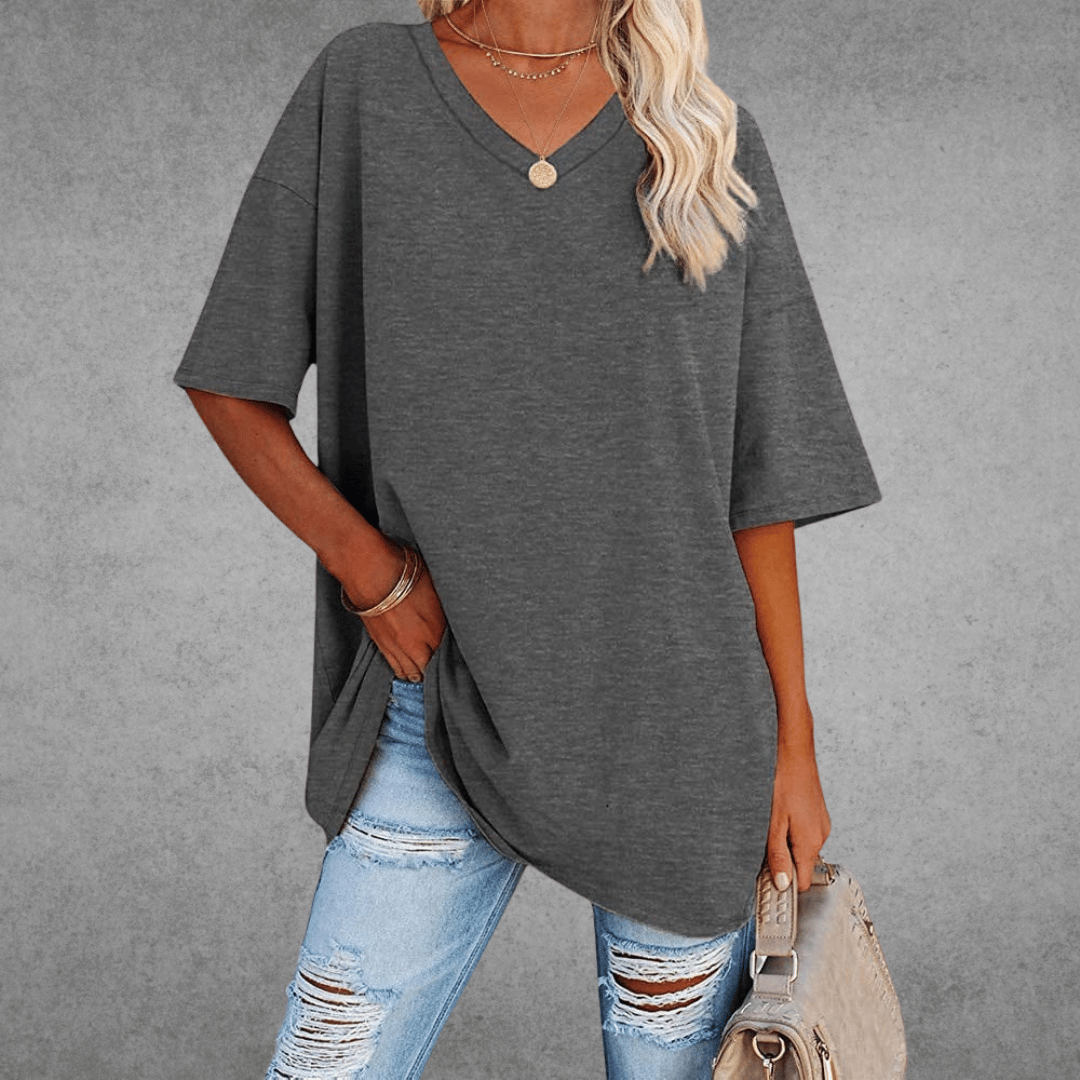 Kristy | Airy Comfortable V-neck T-shirt