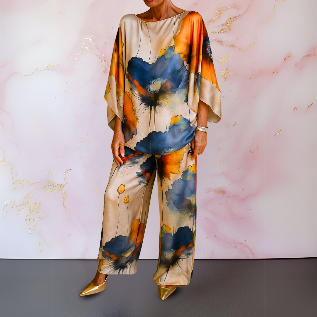 Roxanne | Satin Two-Piece Women's Set