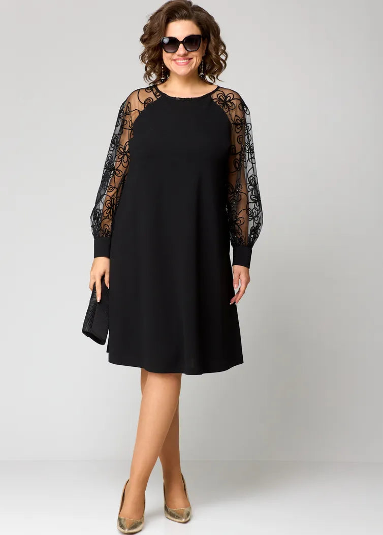 Carlin | Chic Laced Knee Length Dress