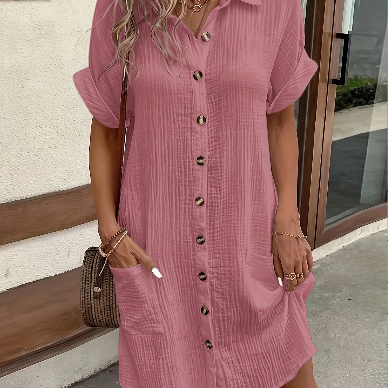 Rachael | Comfortable Buttoned Dress