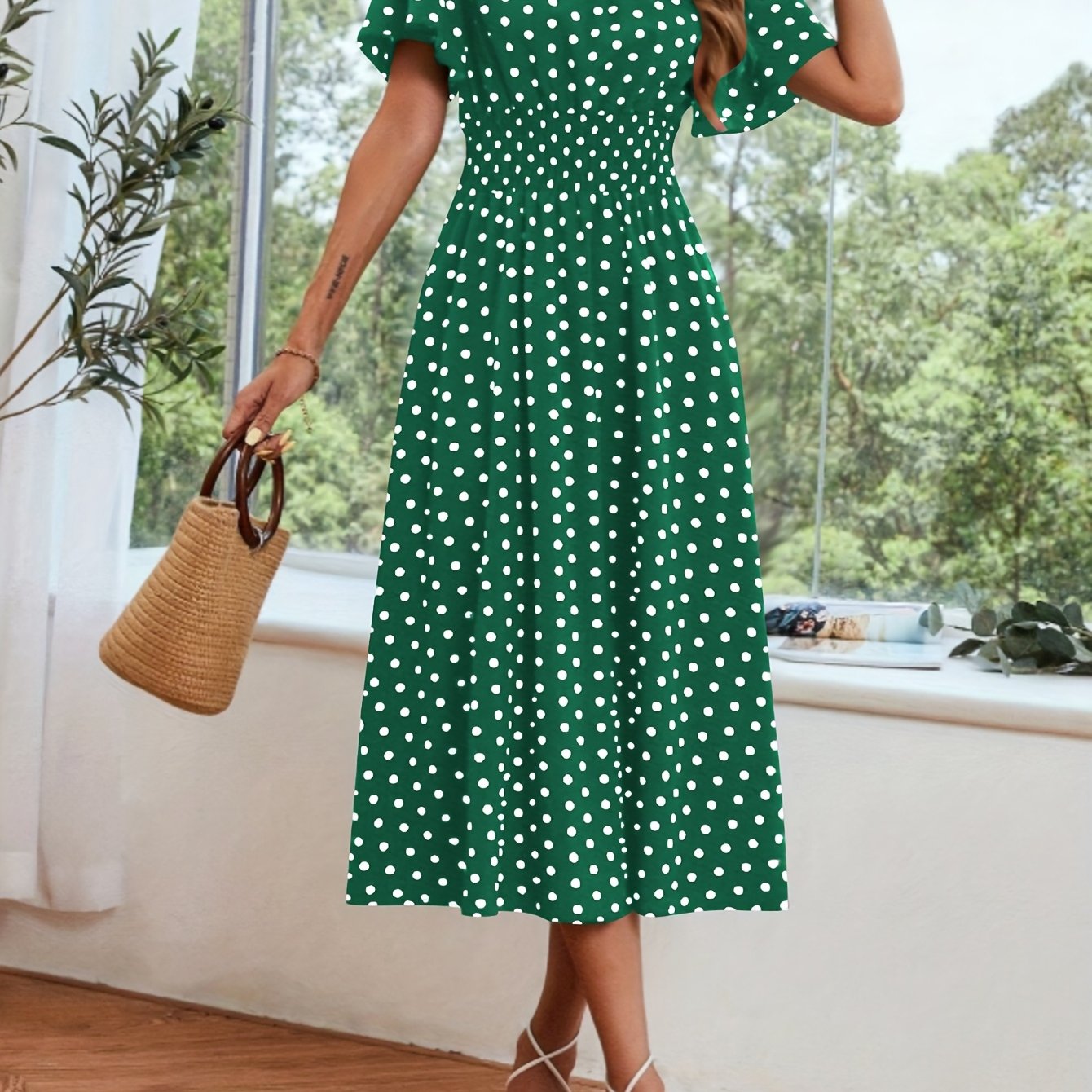 Belinda | Premium Polka Dot Dress