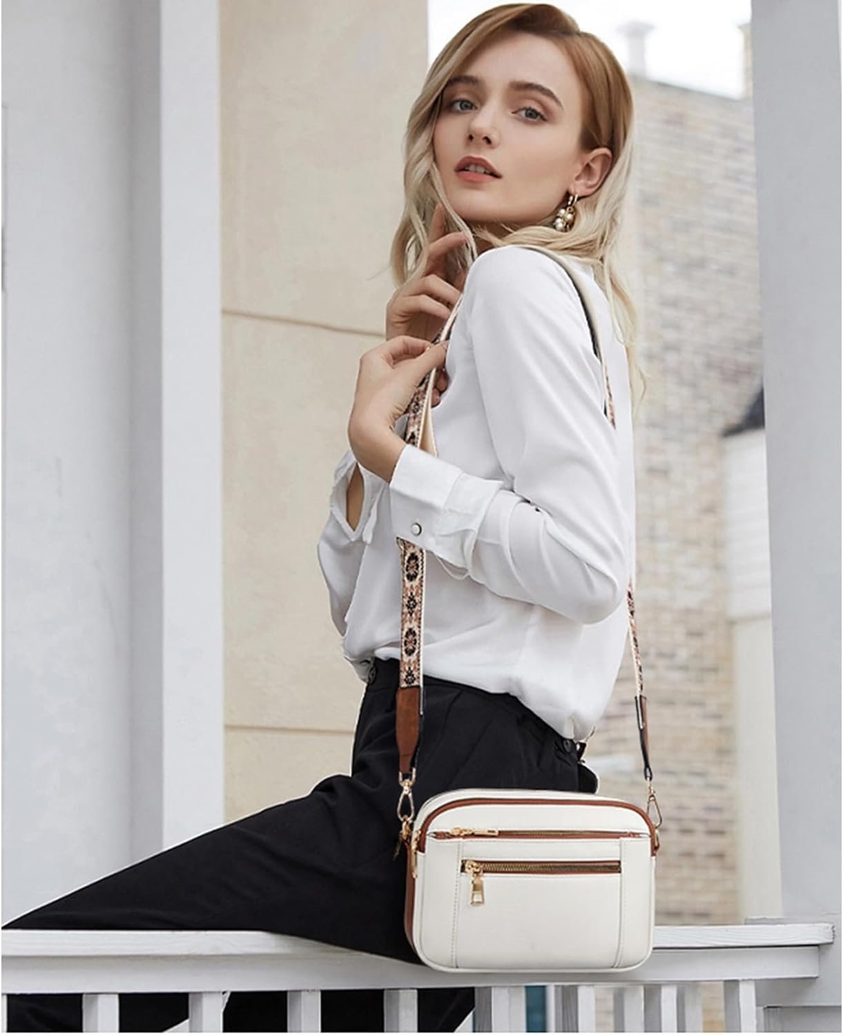 Samantha | Refined Leather Shoulder Bag