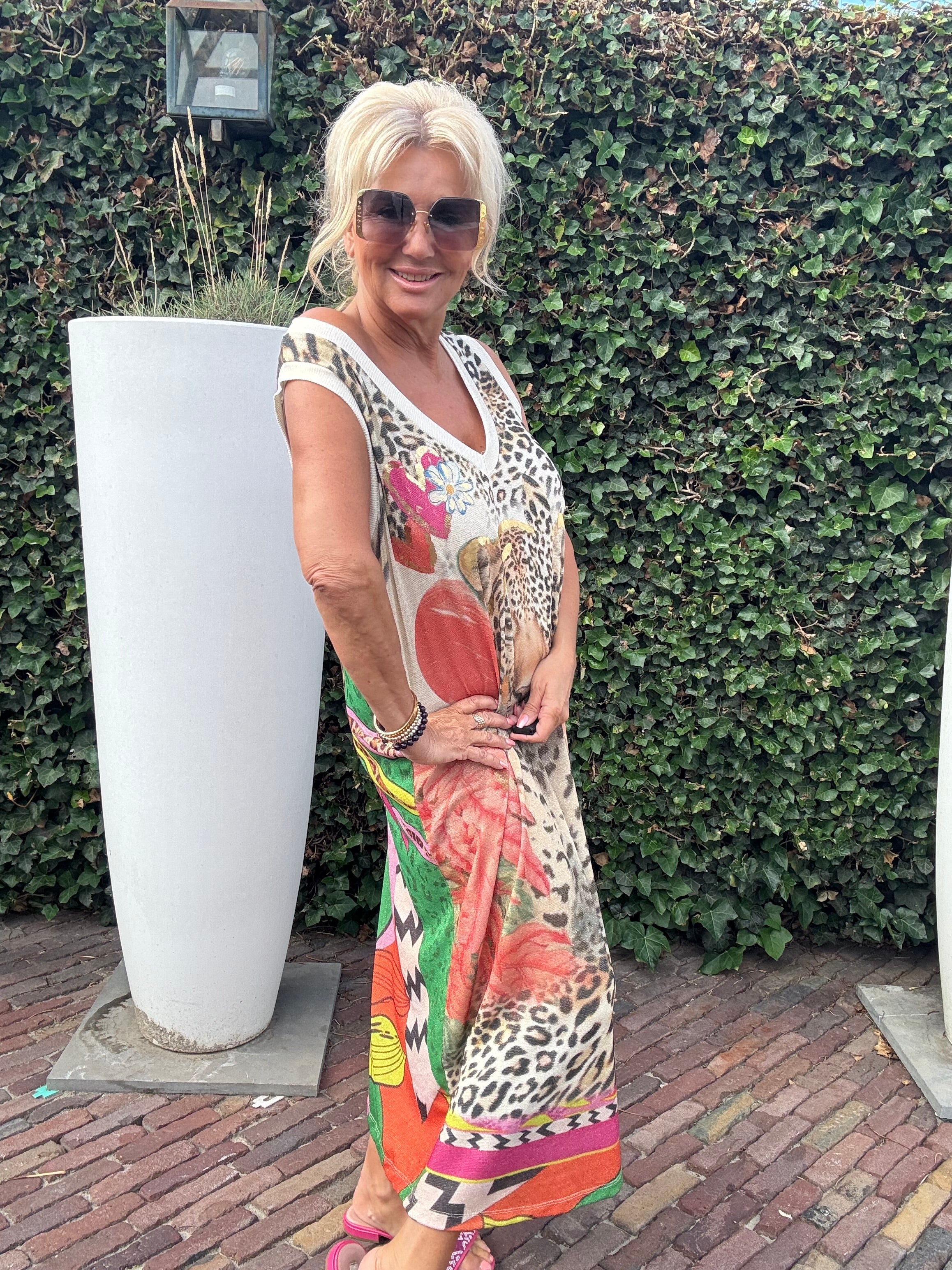 Cassie | Golden Bloom Maxi Dress