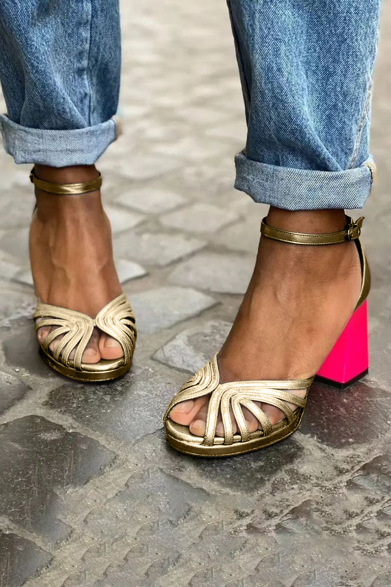 Milly | Classic Sandals with Ankle Strap and Open Toes