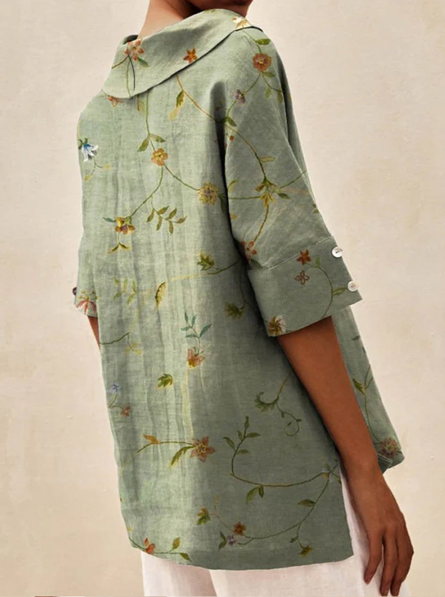 Pamela | Light And Airy Floral Blouse