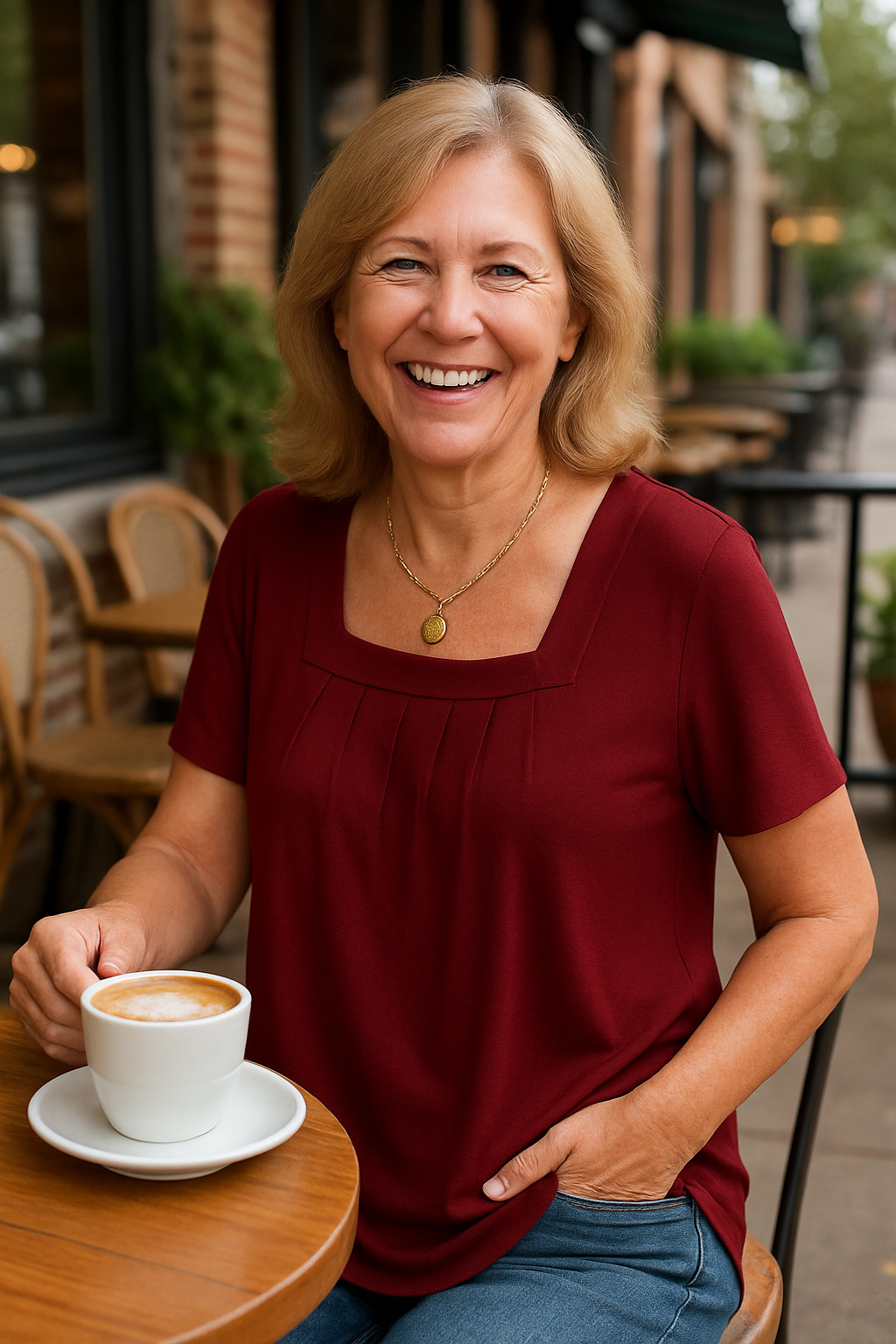 Rosy | Casual Pleated Comfort Top