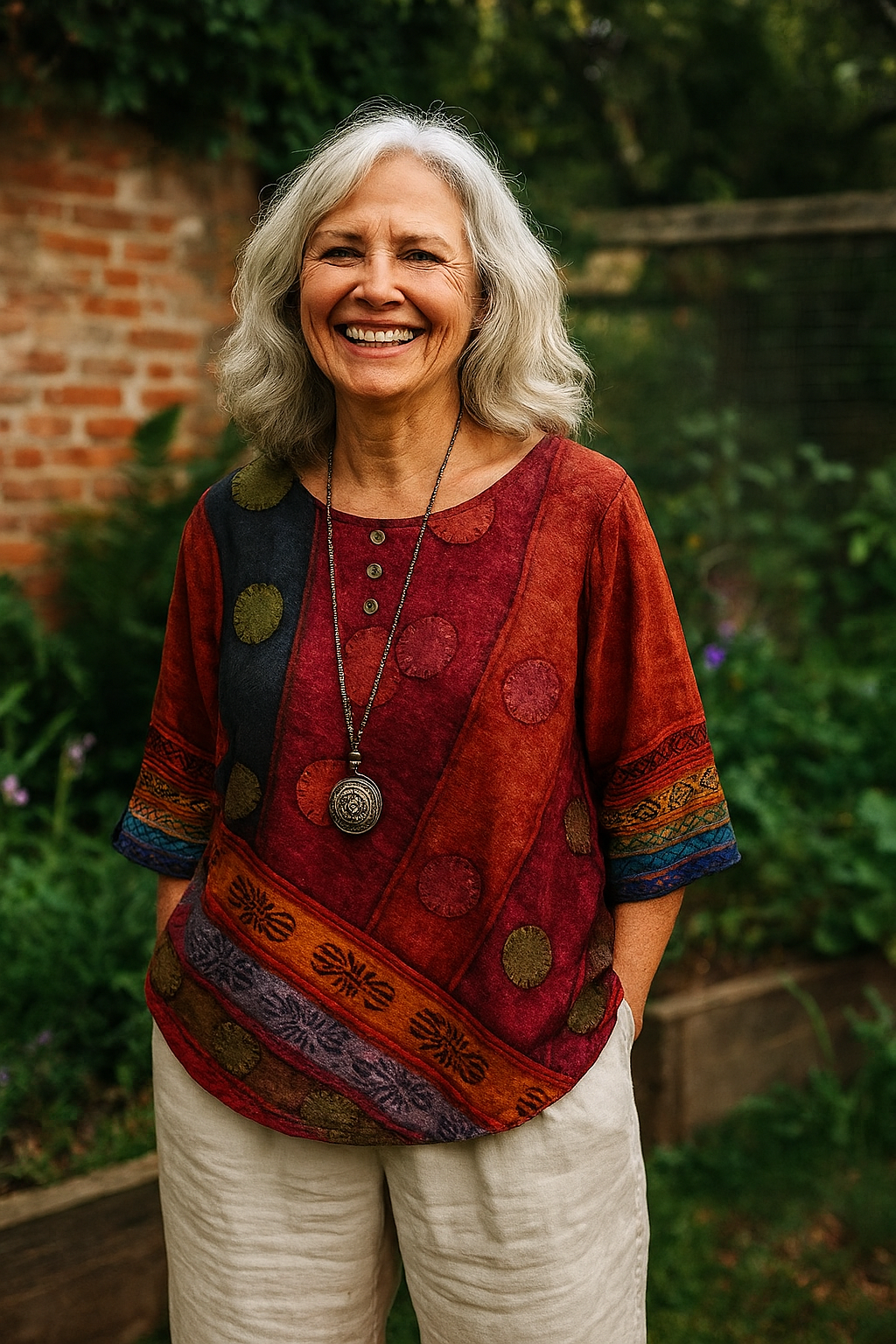 Pauline | Artistic Top – Flows Gently, Flatters Beautifully