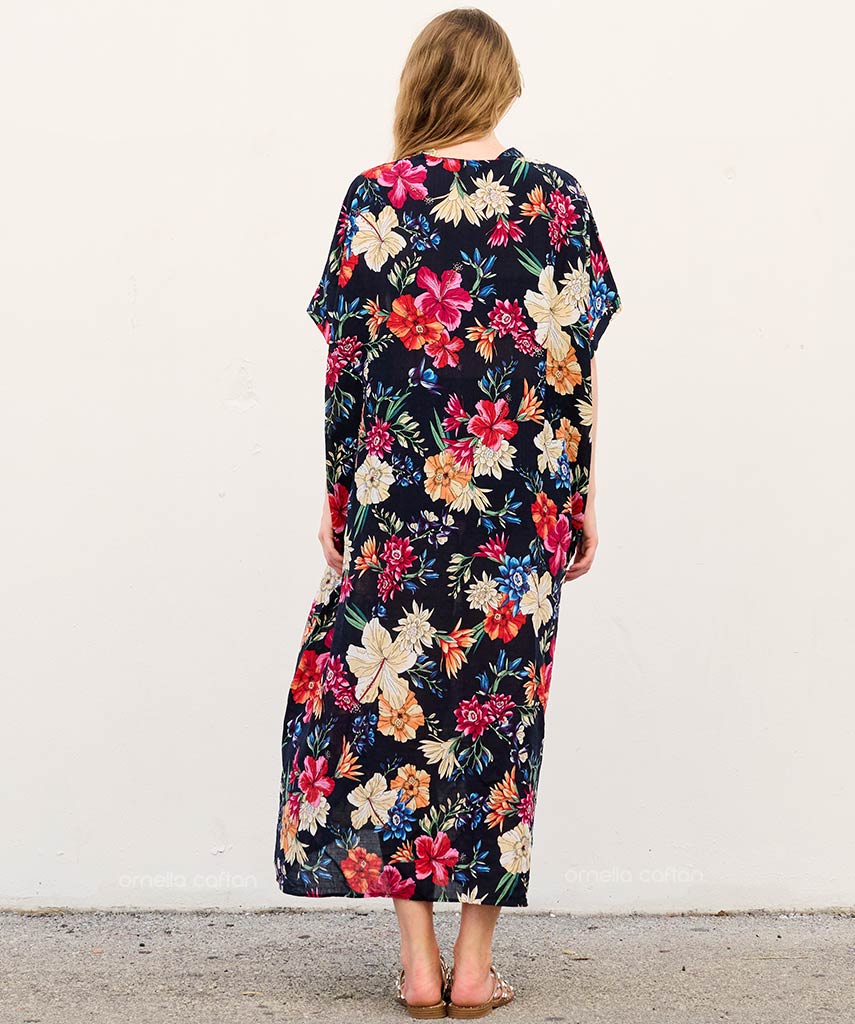 Rina | Kaftan Dress with Pockets for Everyday Wear