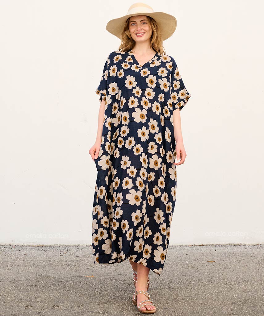 Kira | Kaftan Dress with Pockets for Everyday Wear