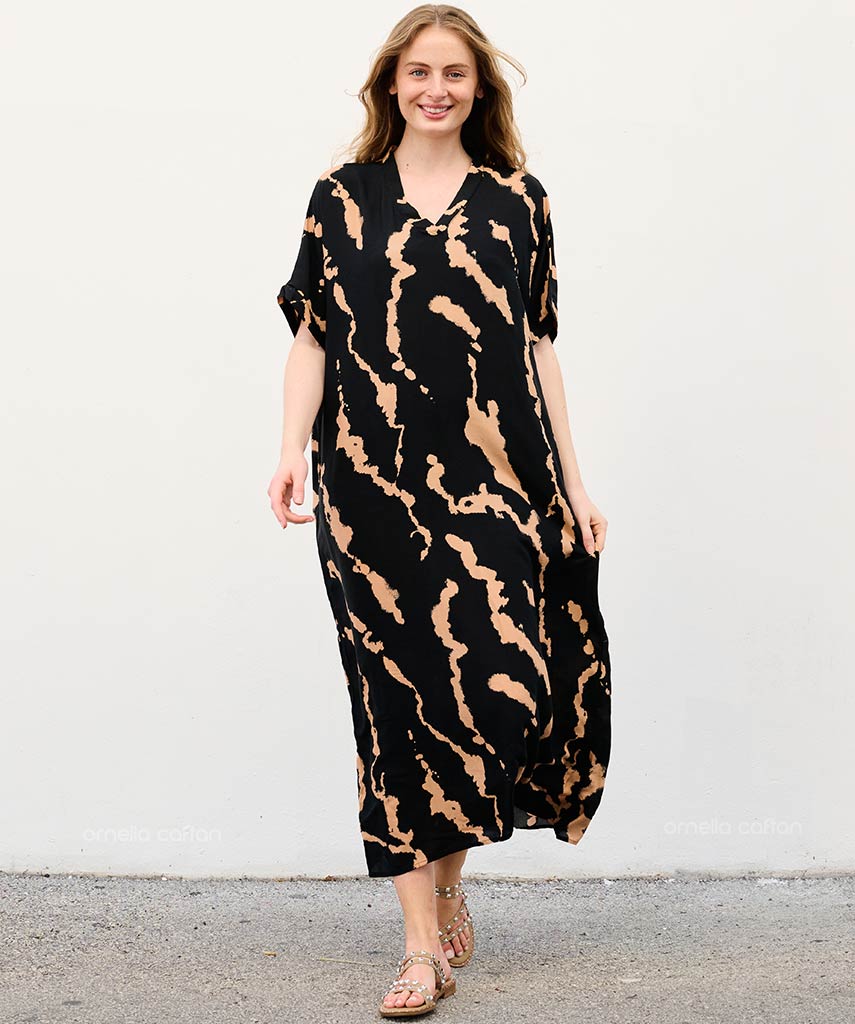 Sela | Kaftan Dress with Pockets for Everyday Wear