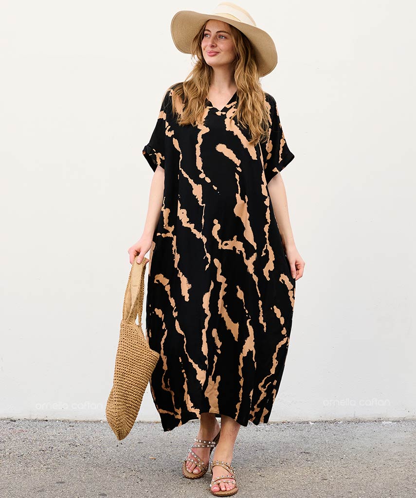 Sela | Kaftan Dress with Pockets for Everyday Wear