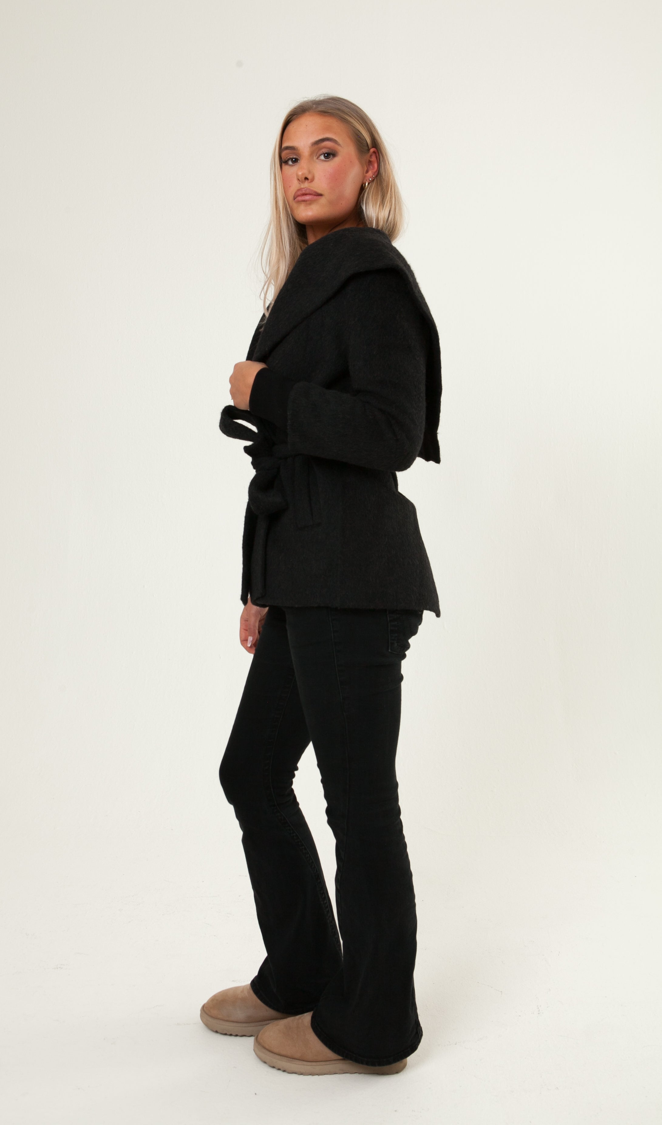 Valerie | Shawl Collar Cashmere Coat