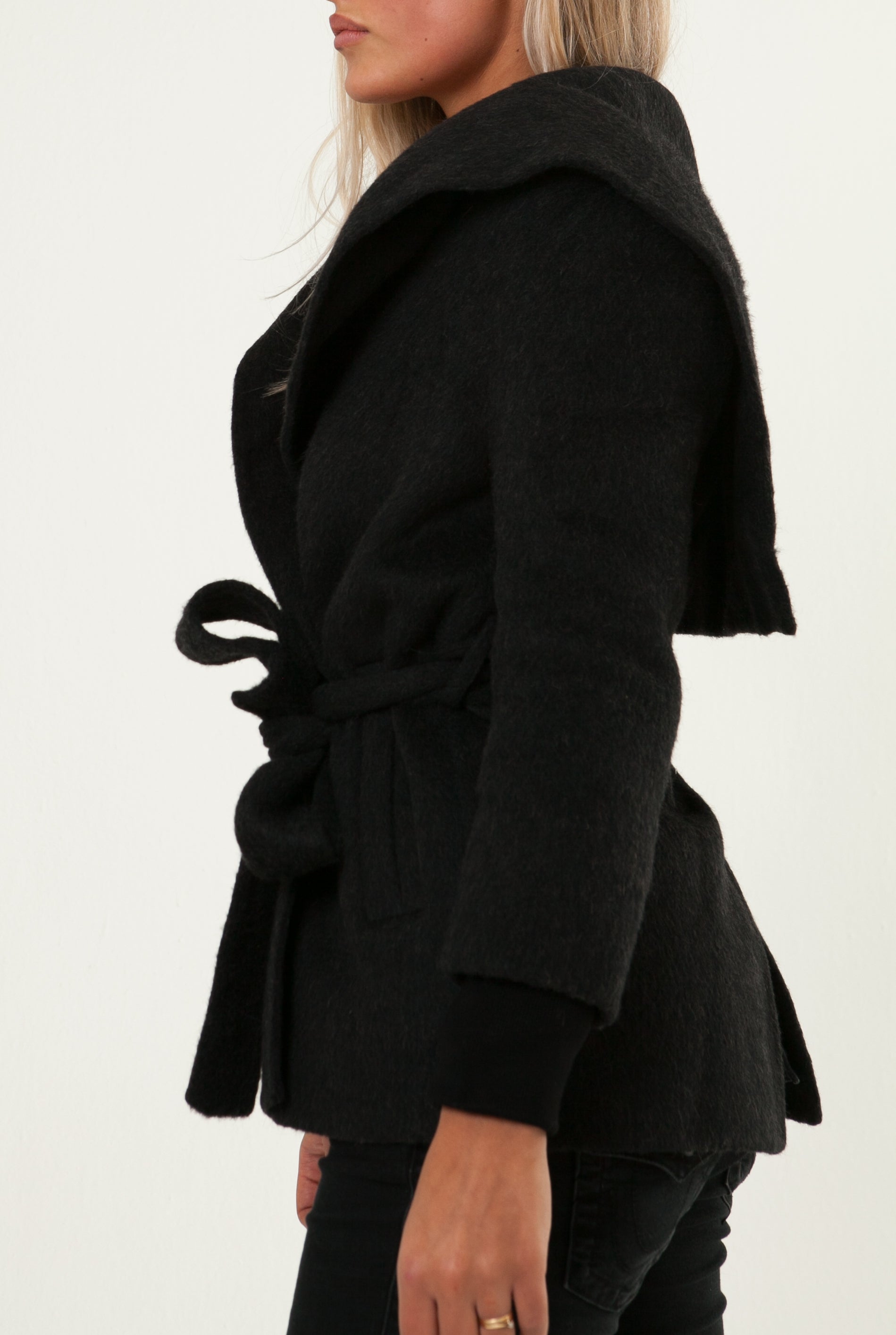 Valerie | Shawl Collar Cashmere Coat