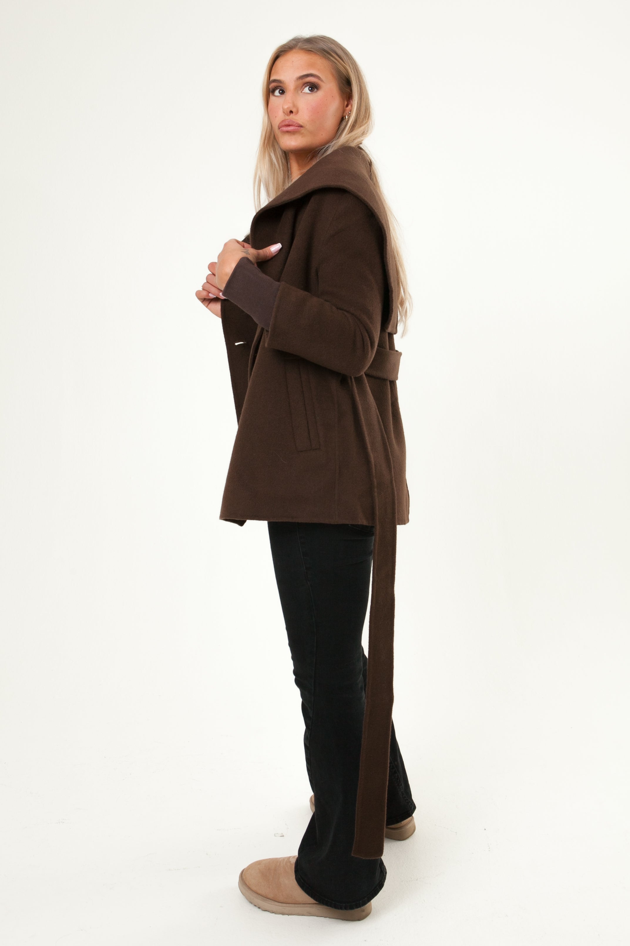 Valerie | Shawl Collar Cashmere Coat
