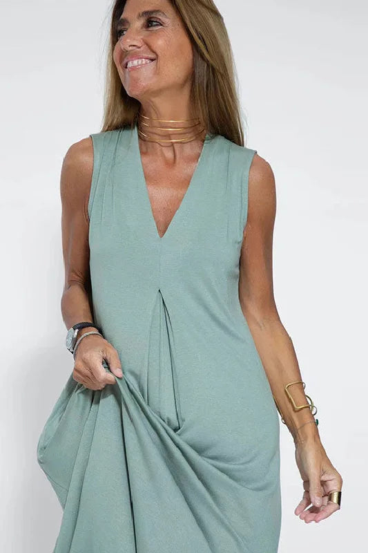 Susanne | Stylish Comfortable Maxi Dress + Free Cardigan