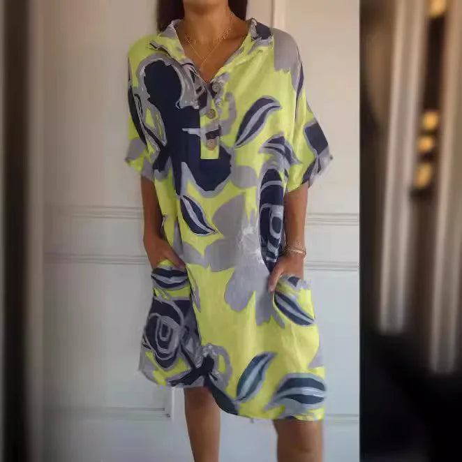 Sandra | Casual Loose Short-Sleeved Dress
