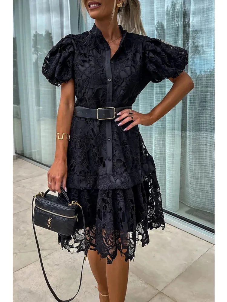 Jacky | Gorgeous Elegant Fitted Lace Dress – Timeless & Flattering