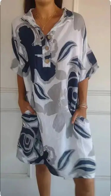 Sandra | Casual Loose Short-Sleeved Dress