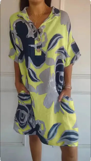 Sandra | Casual Loose Short-Sleeved Dress