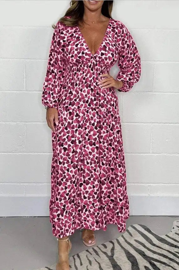 Tina | Elegant Smocked Waist Maxi Dress – Flowy, Flattering & Comfortable
