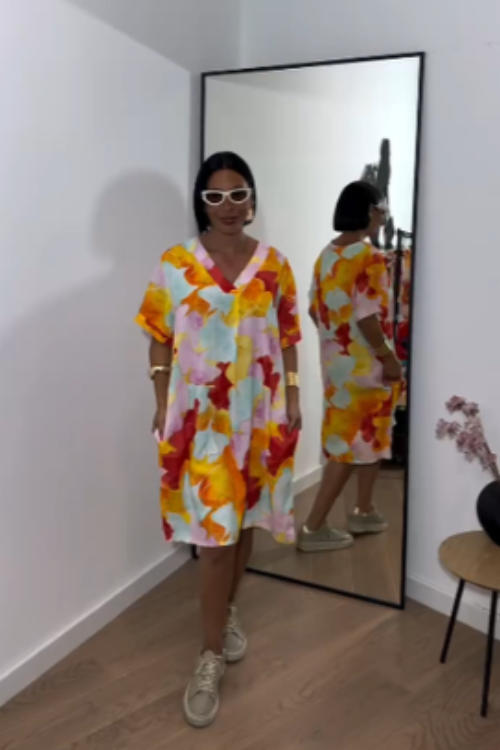 Sharon | Elegant Floral Dress