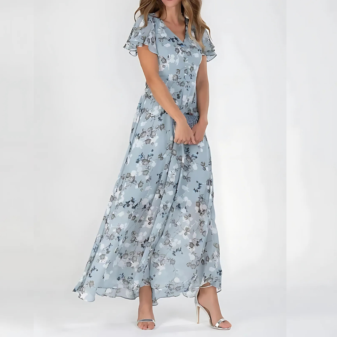 Daisy | Glamorous Tummy Flattering Dress - Light, Flowy & Graceful