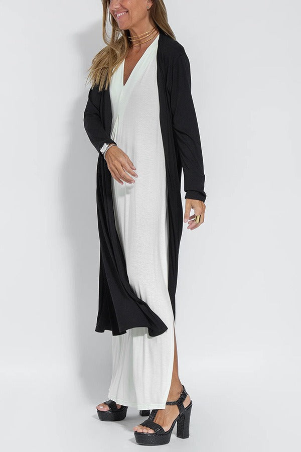 Susanne | Stylish Comfortable Maxi Dress + Free Cardigan