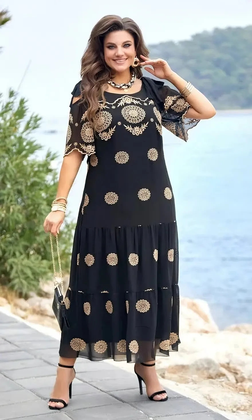 Amanda | Elegant Airy Summer Dress