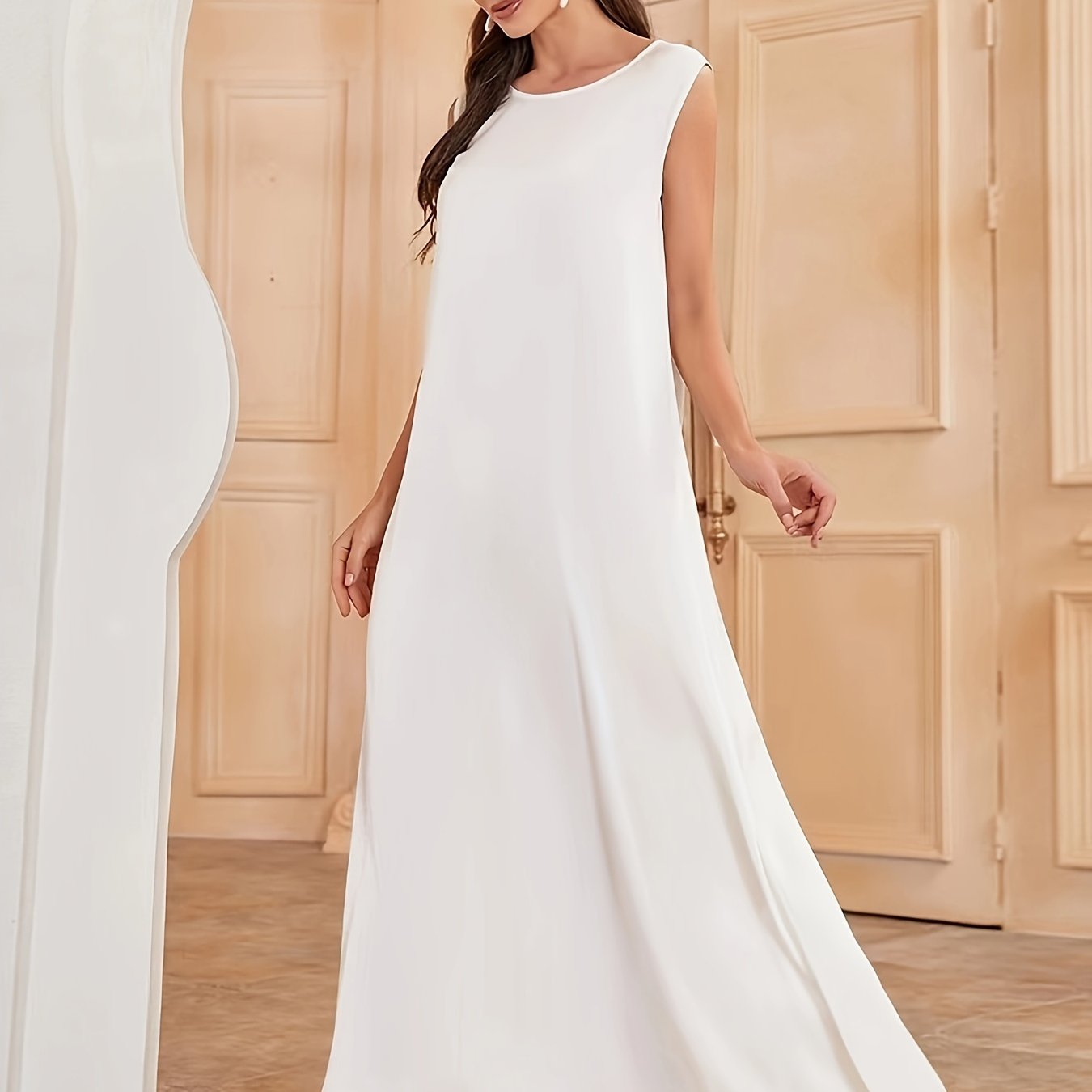 Maggie | Elegant Flowy Maxi Dress – Lightweight, Timeless & Comfortable