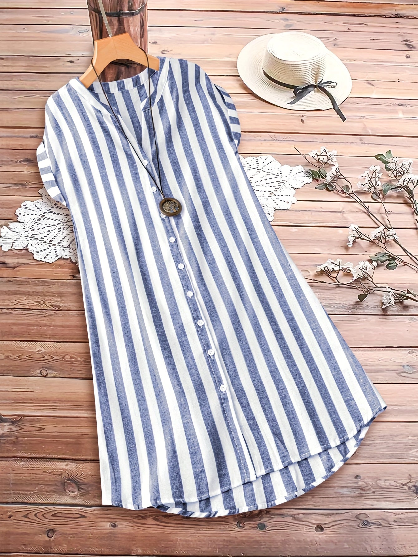 Miller | Striped Casual Dress Shirt