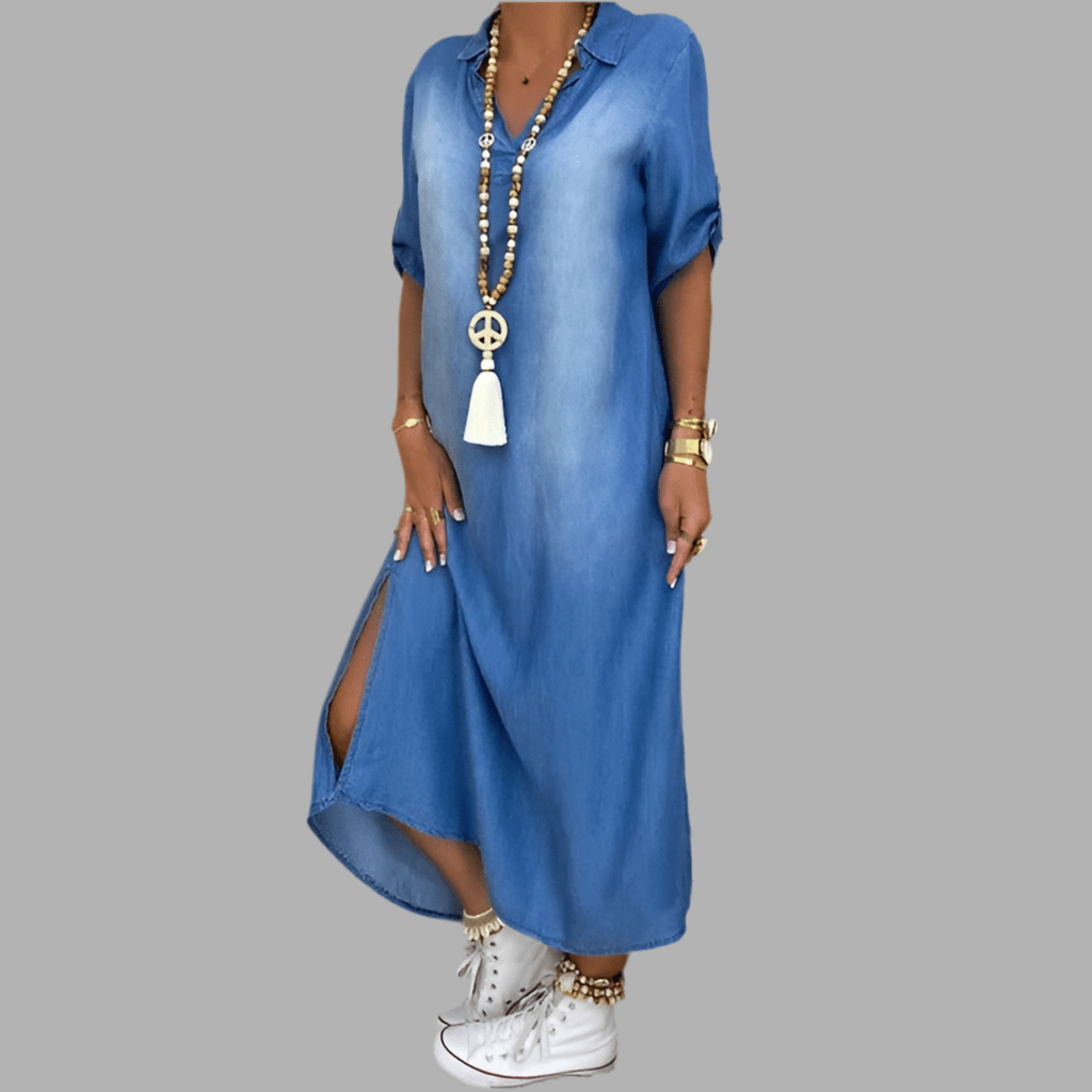 Gloria | Comfortable Relaxed Denim Dress