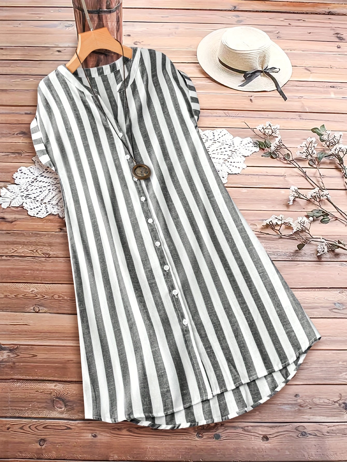 Miller | Striped Casual Dress Shirt