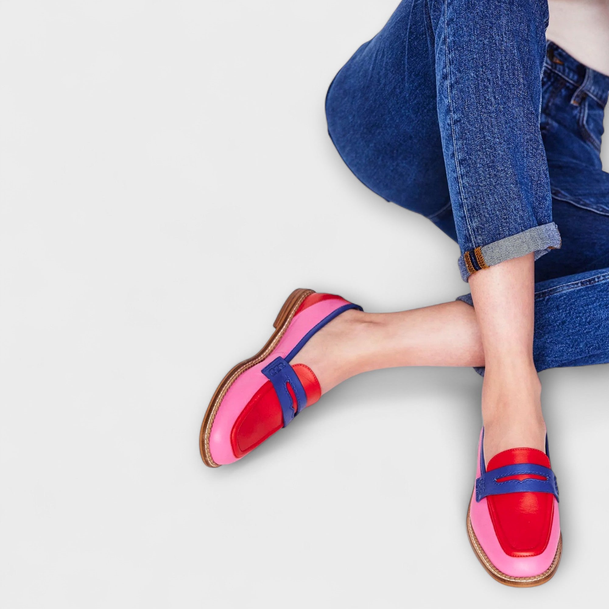 Marigold – Colorful round-toe patchwork
