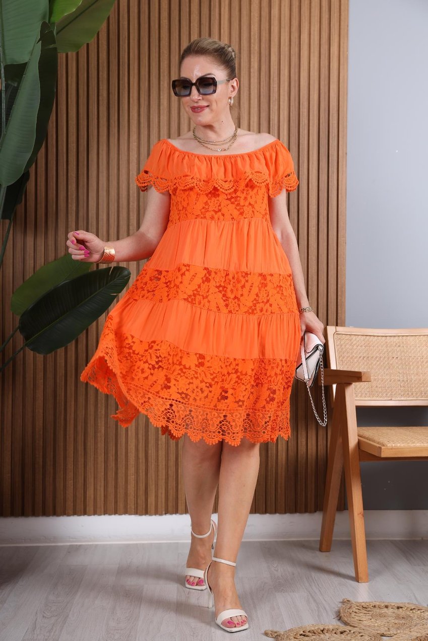 Jeniffer | Stylish Lace Detail Dress