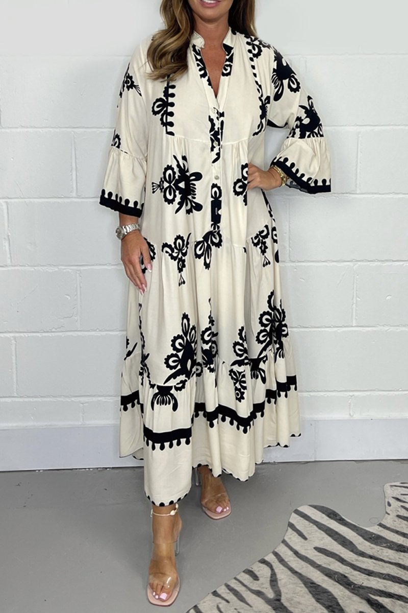 Simons | Lightweight Breezy Maxi Dress with Print