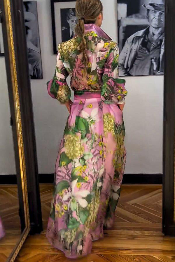 Camilla | Elegant Long-Sleeved Maxi Dress