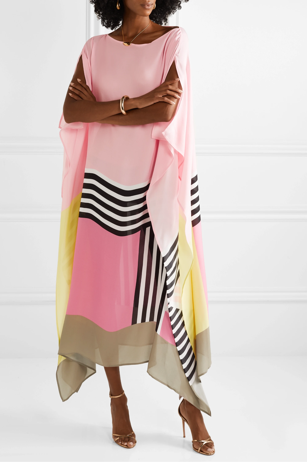 Austin | Elegant Caftan with Geometric Print