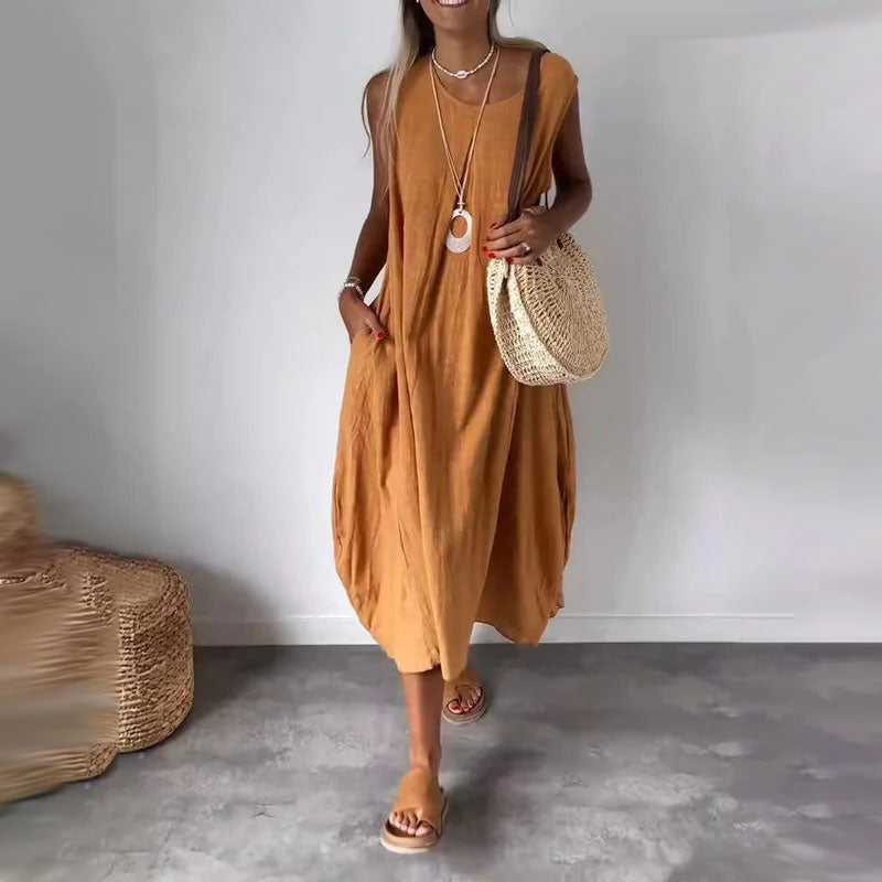 Karin | Casual Summer Dress with Pocket Detail